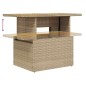 vidaXL 10-tlg. Garten-Sofagarnitur mit Kissen Beige Poly Rattan vidaXL 10-tlg. Garten-Sofagarnitur mit Kissen Beige Poly Rattan