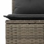 vidaXL 7-tlg. Garten-Sofagarnitur mit Kissen Grau Poly Rattan vidaXL 7-tlg. Garten-Sofagarnitur mit Kissen Grau Poly Rattan