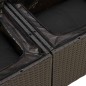 vidaXL 7-tlg. Garten-Sofagarnitur mit Kissen Schwarz Poly Rattan vidaXL 7-tlg. Garten-Sofagarnitur mit Kissen Schwarz Poly Rattan