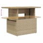 vidaXL 7-tlg. Garten-Sofagarnitur mit Kissen Beige Poly Rattan vidaXL 7-tlg. Garten-Sofagarnitur mit Kissen Beige Poly Rattan