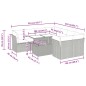 vidaXL 9-tlg. Garten-Sofagarnitur mit Kissen Schwarz Poly Rattan vidaXL 9-tlg. Garten-Sofagarnitur mit Kissen Schwarz Poly Rattan