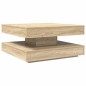 vidaXL Couchtisch 360-Grad Drehbar Sonoma-Eiche 70x70x34,5 cm vidaXL Couchtisch 360-Grad Drehbar Sonoma-Eiche 70x70x34,5 cm