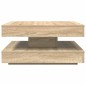vidaXL Couchtisch 360-Grad Drehbar Sonoma-Eiche 70x70x34,5 cm vidaXL Couchtisch 360-Grad Drehbar Sonoma-Eiche 70x70x34,5 cm