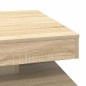 vidaXL Couchtisch 360-Grad Drehbar Sonoma-Eiche 70x70x34,5 cm vidaXL Couchtisch 360-Grad Drehbar Sonoma-Eiche 70x70x34,5 cm
