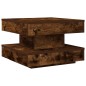 vidaXL Couchtisch 360-Grad Drehbar Räuchereiche 50x50x34,5 cm vidaXL Couchtisch 360-Grad Drehbar Räuchereiche 50x50x34,5 cm