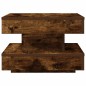vidaXL Couchtisch 360-Grad Drehbar Räuchereiche 50x50x34,5 cm vidaXL Couchtisch 360-Grad Drehbar Räuchereiche 50x50x34,5 cm