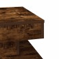 vidaXL Couchtisch 360-Grad Drehbar Räuchereiche 50x50x34,5 cm vidaXL Couchtisch 360-Grad Drehbar Räuchereiche 50x50x34,5 cm