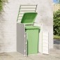 vidaXL Mülltonnenbox für 1 Tonne Grau 72x81x115 cm Stahl vidaXL Mülltonnenbox für 1 Tonne Grau 72x81x115 cm Stahl