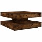 vidaXL Couchtisch 360-Grad Drehbar Räuchereiche 70x70x34,5 cm vidaXL Couchtisch 360-Grad Drehbar Räuchereiche 70x70x34,5 cm