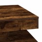 vidaXL Couchtisch 360-Grad Drehbar Räuchereiche 70x70x34,5 cm vidaXL Couchtisch 360-Grad Drehbar Räuchereiche 70x70x34,5 cm