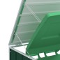 vidaXL Mülltonnenbox für 3 Tonnen Grün 216x81x115 cm Stahl vidaXL Mülltonnenbox für 3 Tonnen Grün 216x81x115 cm Stahl