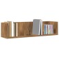 vidaXL CD-Wandregal Artisan-Eiche 75x18x18 cm Holzwerkstoff vidaXL CD-Wandregal Artisan-Eiche 75x18x18 cm Holzwerkstoff
