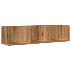 vidaXL CD-Wandregal Artisan-Eiche 75x18x18 cm Holzwerkstoff