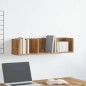 vidaXL CD-Wandregal Artisan-Eiche 75x18x18 cm Holzwerkstoff vidaXL CD-Wandregal Artisan-Eiche 75x18x18 cm Holzwerkstoff