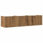 vidaXL CD-Wandregal Artisan-Eiche 75x18x18 cm Holzwerkstoff vidaXL CD-Wandregal Artisan-Eiche 75x18x18 cm Holzwerkstoff