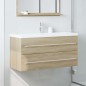 vidaXL Waschbeckenunterschrank Sonoma-Eiche 100x38,5x48 cm vidaXL Waschbeckenunterschrank Sonoma-Eiche 100x38,5x48 cm