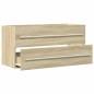 vidaXL Waschbeckenunterschrank Sonoma-Eiche 100x38,5x48 cm vidaXL Waschbeckenunterschrank Sonoma-Eiche 100x38,5x48 cm