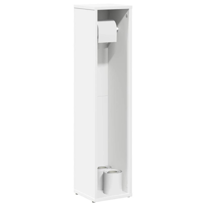 vidaXL Badezimmerschrank mit Rollenhalter Weiß 20,5x20x90 cm vidaXL Badezimmerschrank mit Rollenhalter Weiß 20,5x20x90 cm