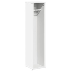 vidaXL Badezimmerschrank mit Rollenhalter Weiß 20,5x20x90 cm