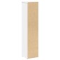vidaXL Badezimmerschrank mit Rollenhalter Weiß 20,5x20x90 cm vidaXL Badezimmerschrank mit Rollenhalter Weiß 20,5x20x90 cm