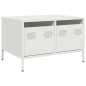 vidaXL TV-Schrank Weiß 68x50x43,5 cm Kaltgewalzter Stahl vidaXL TV-Schrank Weiß 68x50x43,5 cm Kaltgewalzter Stahl