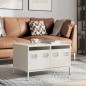 vidaXL TV-Schrank Weiß 68x50x43,5 cm Kaltgewalzter Stahl vidaXL TV-Schrank Weiß 68x50x43,5 cm Kaltgewalzter Stahl