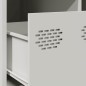 vidaXL TV-Schrank Weiß 68x50x43,5 cm Kaltgewalzter Stahl vidaXL TV-Schrank Weiß 68x50x43,5 cm Kaltgewalzter Stahl