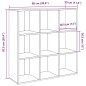 vidaXL Bücherregal Altholz-Optik 98x29x97,5 cm vidaXL Bücherregal Altholz-Optik 98x29x97,5 cm