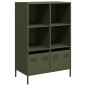 vidaXL Highboard Olivgrün 68x39x103,5 cm Stahl vidaXL Highboard Olivgrün 68x39x103,5 cm Stahl