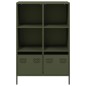 vidaXL Highboard Olivgrün 68x39x103,5 cm Stahl vidaXL Highboard Olivgrün 68x39x103,5 cm Stahl