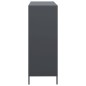 vidaXL Highboard Anthrazit 101,5x39x103,5 cm Stahl vidaXL Highboard Anthrazit 101,5x39x103,5 cm Stahl