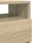 vidaXL Nachttische 2 Stk. mit 2 Schubladen Sonoma-Eiche 40x33x60 cm