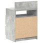 vidaXL Nachttische 2 Stk. mit 2 Schubladen Betongrau 40x33x60 cm