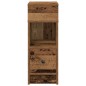 vidaXL Nachttisch mit Schublade Altholz-Optik 25x31x66 cm