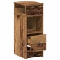 vidaXL Nachttisch mit Schublade Altholz-Optik 25x31x66 cm