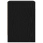 vidaXL Nachttisch mit Schublade Schwarz 39x28x41 cm