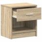 vidaXL Nachttisch mit Schublade Sonoma-Eiche 39x28x41 cm