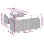vidaXL 6-tlg. Garten-Sofagarnitur mit Kissen Beige Poly Rattan vidaXL 6-tlg. Garten-Sofagarnitur mit Kissen Beige Poly Rattan
