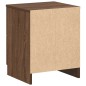 vidaXL Nachttische 2 Stk. mit 2 Schubladen Eichen-Optik 40x36x50 cm