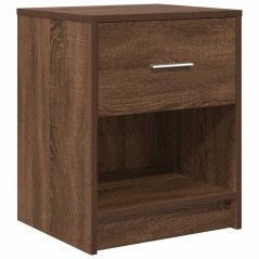 vidaXL Nachttisch mit Schublade Eichen-Optik 40x34x50 cm