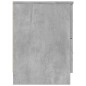 vidaXL Nachttisch mit 2 Schubladen Betongrau 40x36x50 cm