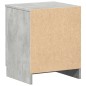 vidaXL Nachttisch mit 2 Schubladen Betongrau 40x36x50 cm