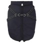 vidaXL Hundemantel Geschirr Wasserdicht Reflektierend Marineblau L48 vidaXL Hundemantel Geschirr Wasserdicht Reflektierend Marineblau L48