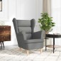 vidaXL Sessel Dunkelgrau 74x84x100 cm Stoff vidaXL Sessel Dunkelgrau 74x84x100 cm Stoff