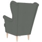 vidaXL Sessel Dunkelgrau 74x84x100 cm Stoff vidaXL Sessel Dunkelgrau 74x84x100 cm Stoff