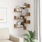 vidaXL Wand-Eckregale 2 Stk. Altholz-Optik 40x40x49,5 Holzwerkstoff vidaXL Wand-Eckregale 2 Stk. Altholz-Optik 40x40x49,5 Holzwerkstoff
