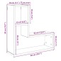 vidaXL Wandregale 2 Stk. Artisan-Eiche 50x15x50 Holzwerkstoff vidaXL Wandregale 2 Stk. Artisan-Eiche 50x15x50 Holzwerkstoff