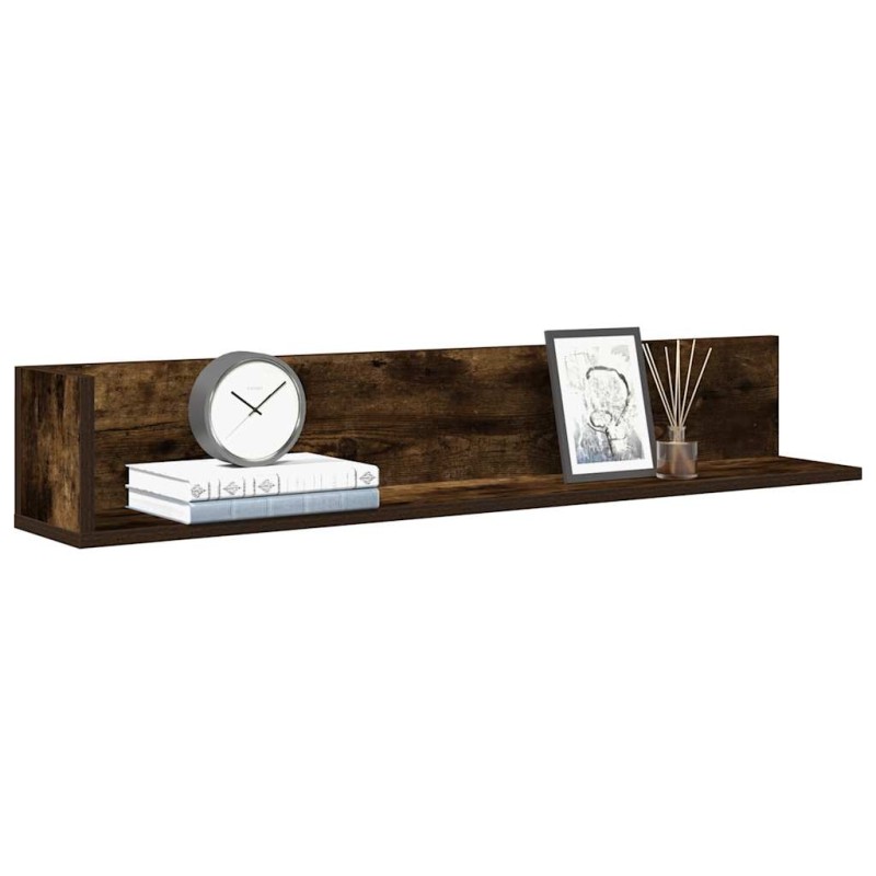 vidaXL Wandregale 2 Stk. Räuchereiche 100x16,5x16,5 cm Holzwerkstoff vidaXL Wandregale 2 Stk. Räuchereiche 100x16,5x16,5 cm Holzwerkstoff