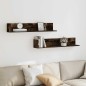 vidaXL Wandregale 2 Stk. Räuchereiche 100x16,5x16,5 cm Holzwerkstoff vidaXL Wandregale 2 Stk. Räuchereiche 100x16,5x16,5 cm Holzwerkstoff
