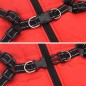 vidaXL Hundemantel mit Geschirr Wasserdicht Reflektierend Rot L44 vidaXL Hundemantel mit Geschirr Wasserdicht Reflektierend Rot L44